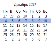 Обновления ДиБ с 4 по 10.12.2017